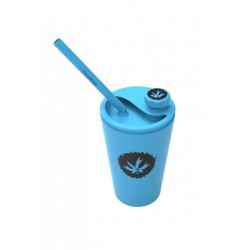 PieceMaker Kommuter with Silipint Cup Bong BLUE